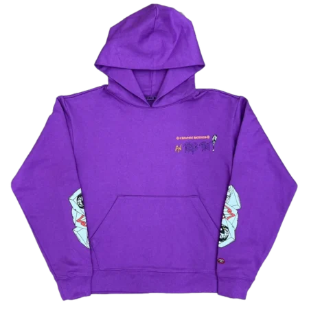 Chrome Hearts Matty Boy I Want More Not Less Hoodie Purple