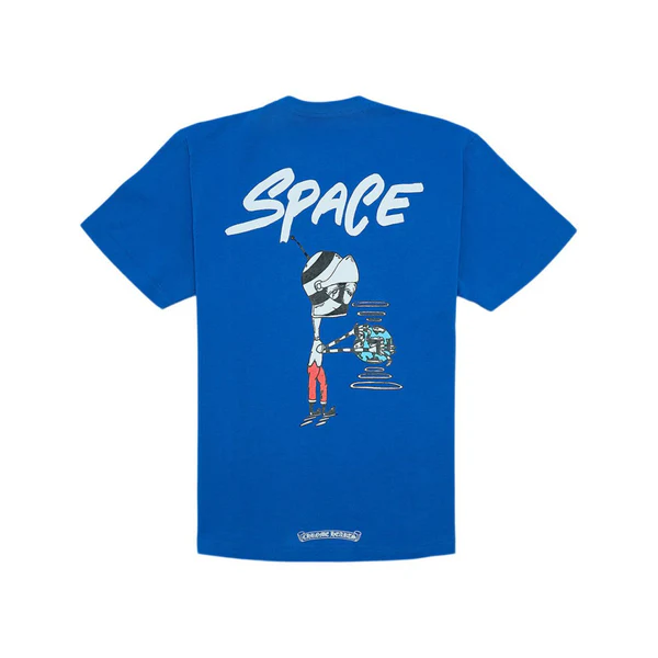 Chrome Hearts Matty Boy Space T-Shirt Blue - Image 2