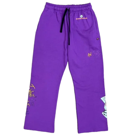 Chrome Hearts Matty Boy I Want More Not Less Sweatpants Purple