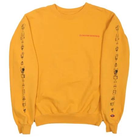Chrome Hearts Matty Boy Call Me Crewneck Yellow