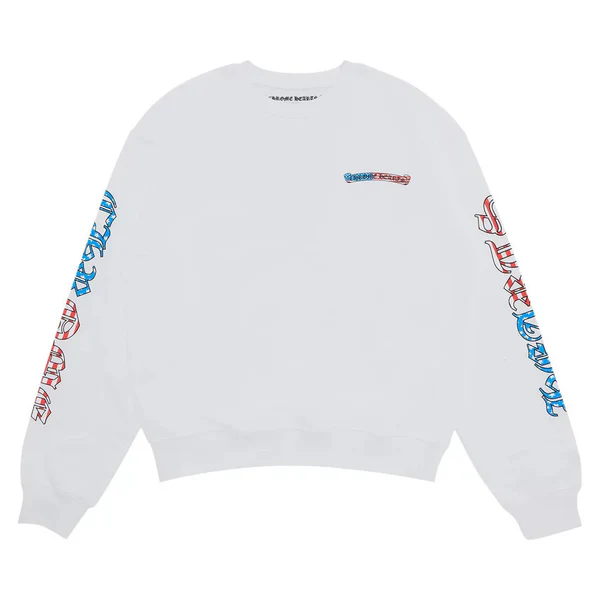 Chrome Hearts Matty Boy America Crewneck White