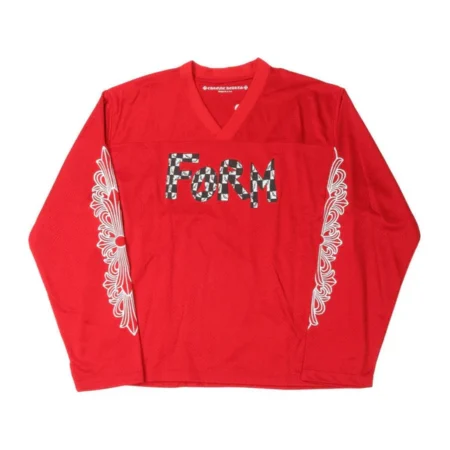Chrome Hearts Matty Boy FORM Team Mesh Stadium L/S Jersey Red